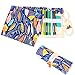 Damero Canvas Pencil Wrap case, Pencils Roll Hold For 72 Colored Pencils (NO Pencils included), Color Fish, 72 Holes