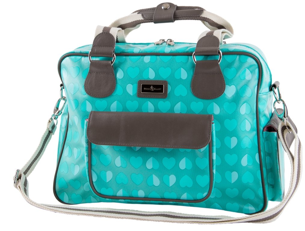 Beau & Elliot Confetti Baby Changing Bag (Aqua)