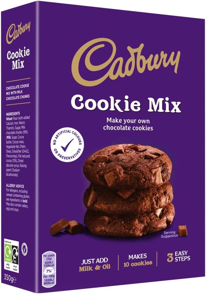 Cadbury Cookie Mix 265g Amazon.co.uk Grocery