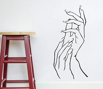 Wandaufkleber Kreatives Fingermuster Pvc Fensteraufkleber Wandbilder