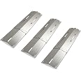 2 Edelstahl-Heizplatten Für Gasgrill – Ersatz Für Charbroil Modelle, 371x108 Mm, Einfach Zu Installieren, Rostfrei