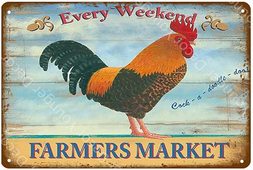 Yycsqy Wall Sign Retro Iron Painting Plaque Metal Sheet Vintage