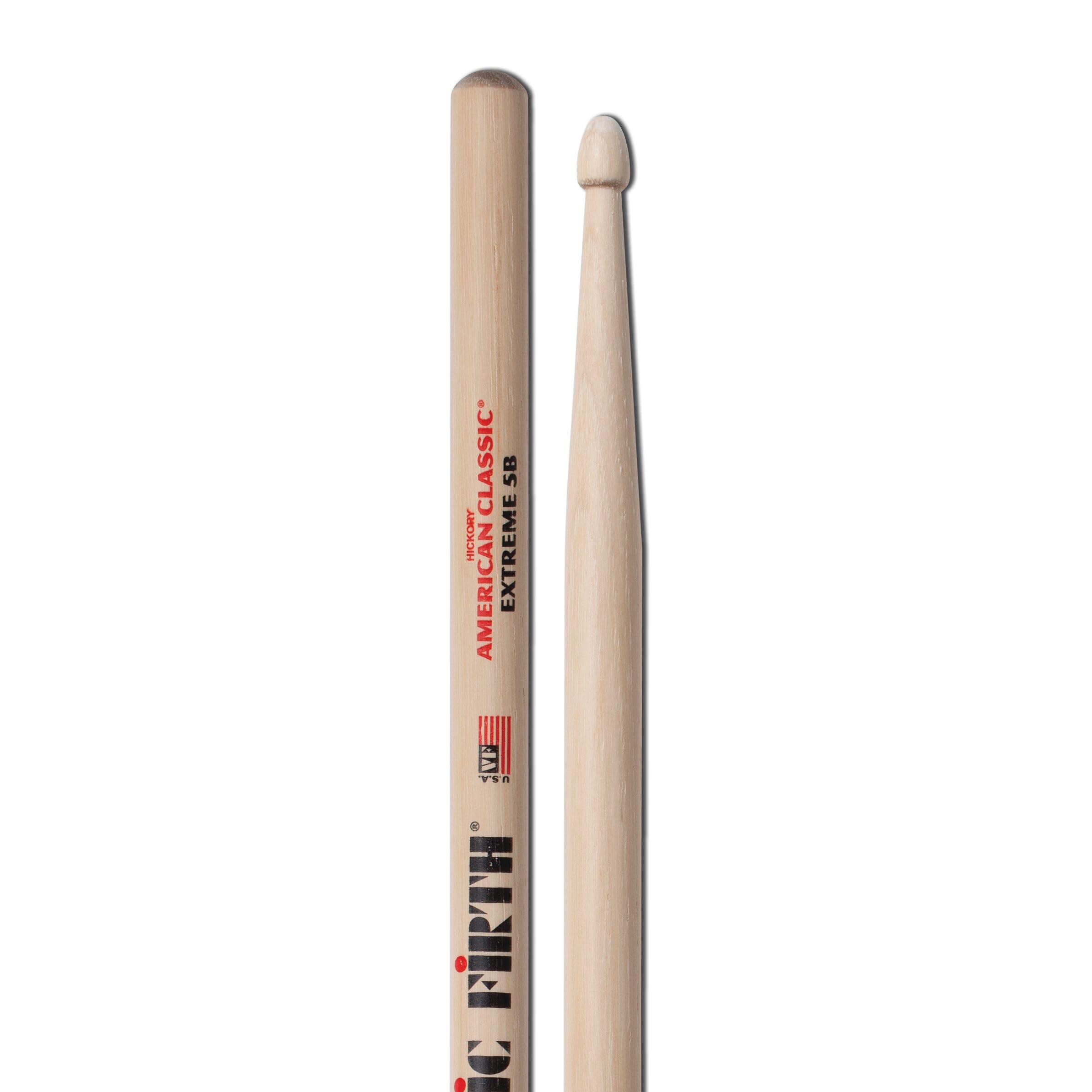 Vic FIrth - American Classic® Extreme Drumsticks X5B - American Hickory - Wood Tip