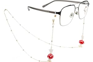 shionreiy Stylish Women's Glasses Chain - Eyeglass & Sunglasses Chains Holder for Around Neck, Eyewear Retainer Strap