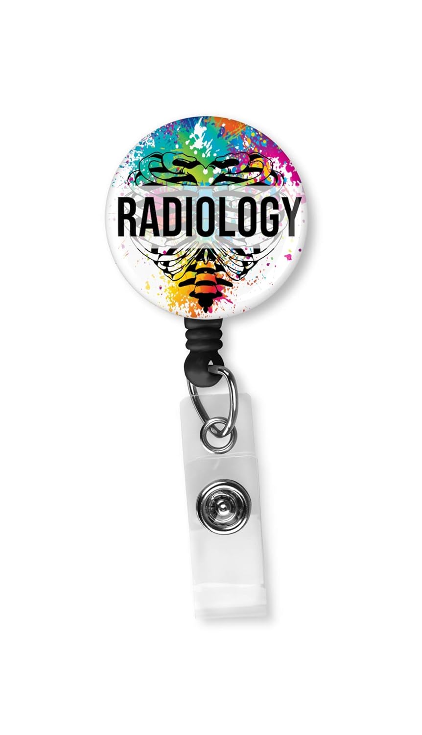 Radiology Badge Reel Xray Tech Badge Reel Retractable