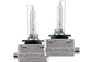 GTMOTO for 2018 2019 2020 2021 2022 Chevy Traverse Blazer Headlights D3S Xenon HID Bulbs, Bi-xenon Headlamp 35W OEM D3SC1 13587843, 6000K Bright White Light, 2-Pack