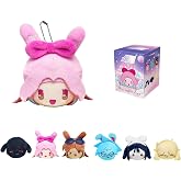 Bahomu Anime Keychain Blind Box, Cute Alien Stage Rabbit Series Bun Head Mystery Box, Collectable Official for Birthday Gifts