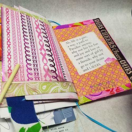 Junk Journal - Looking Good - Breast Cancer Journal - Keepsake - Gift - Thumbnail 7