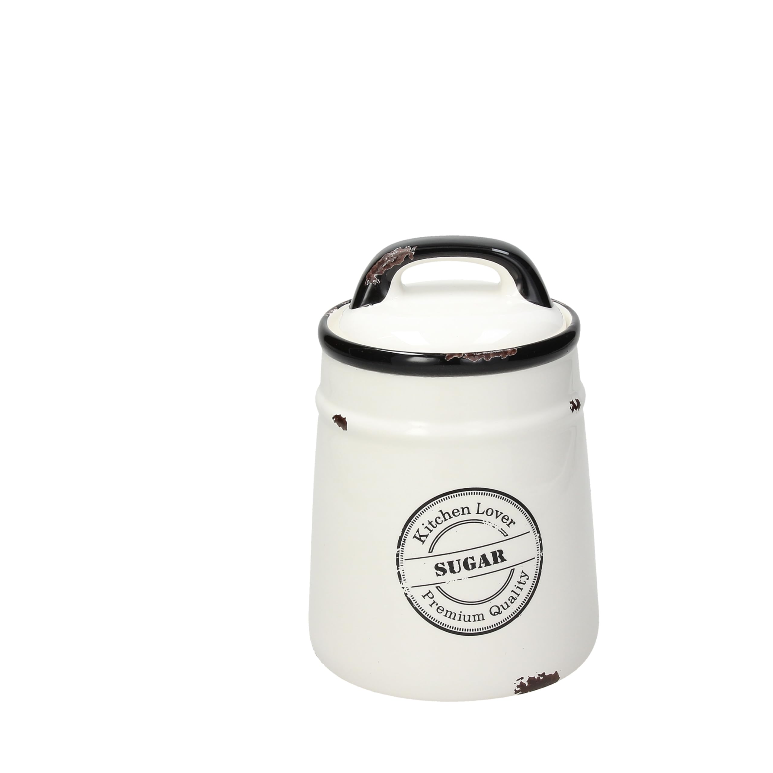Tognana Urban Chic Sugar Jar, Ceramic, White, 1
