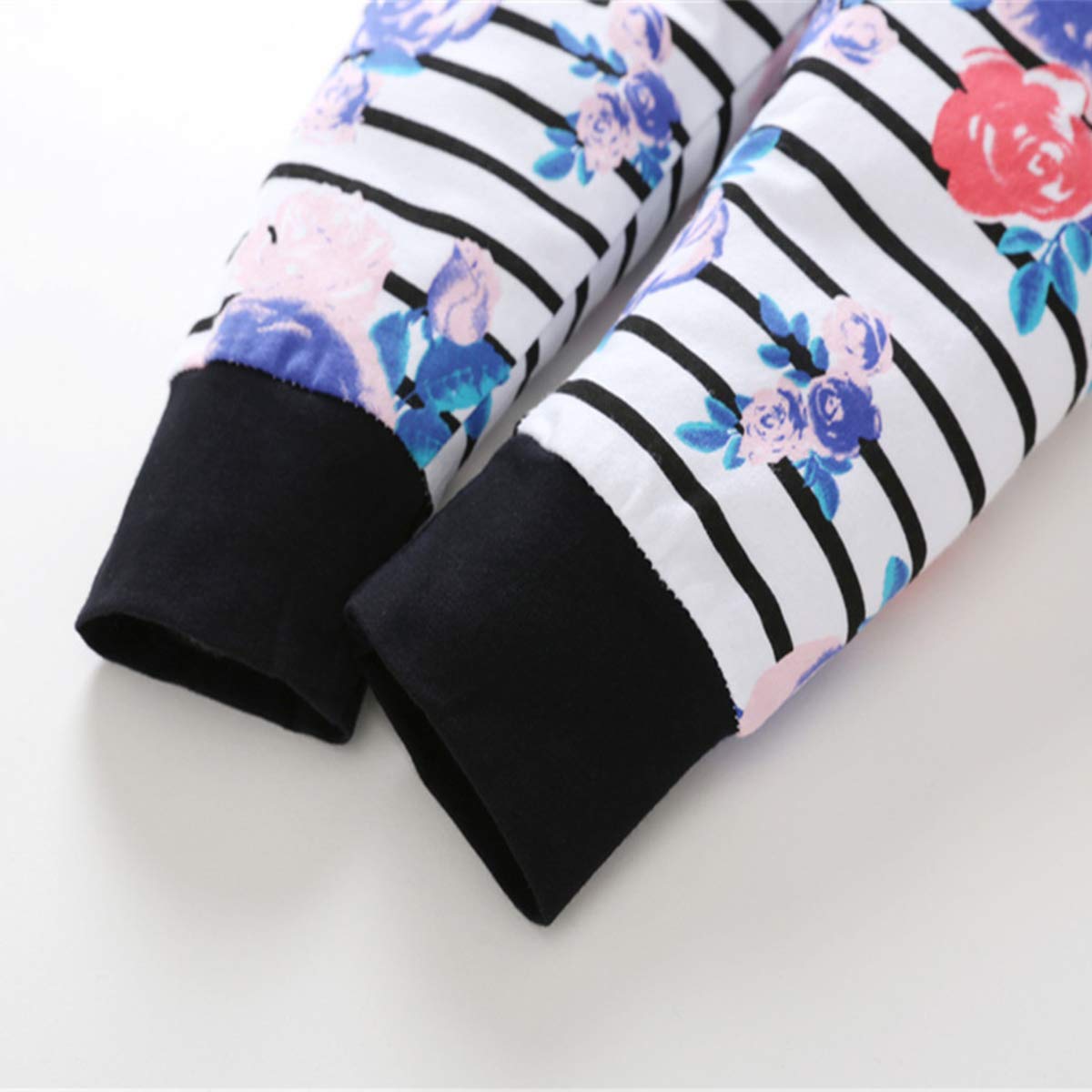 SS COLOR FISH 3 PCS Newborn Baby Girl Winter Romper 6-12 Months Jumpsuit Pants Outfit