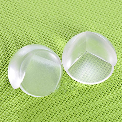 KAKA(TM) Soft Silicone Table Corner Desk Edge Cushion Baby Child Safety Guard Protector (Clear 12 Pcs) - Thumbnail 2