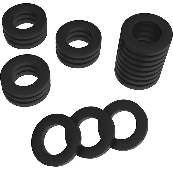 20 Pack Garden Shower Hose Washers Rubber Washers Seals for Standard 3/