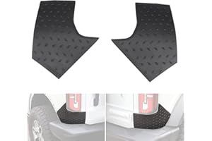 HAKA TOUGH Rear Corner Guards Protector for Ford Bronco 2021 2022 2023 2/4 Doors, Truck Corner Edge Guards Trims Cover, Anti-Scratch Exterior Trim Trail Armor Accessories, Black, 2PCS