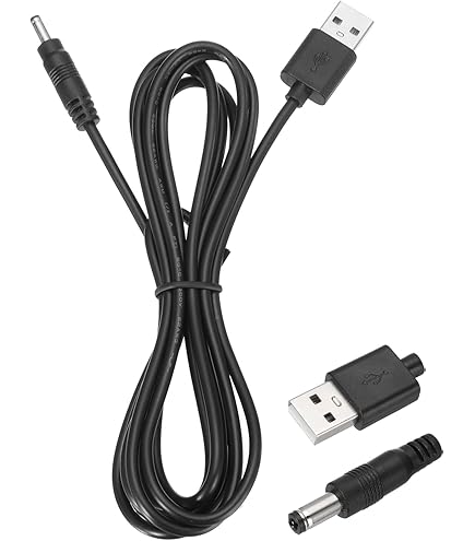 PATIKIL 3Ft Câble D'Alimentation Usb 2.0 A Type Vers DC 5,5
