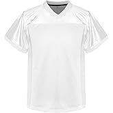 Youth Boys' Blank Football Jersey,Athletic Fans Shirts Practice Sports Shirt for Kids