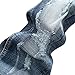 YTD Mens Distressed Ripped Biker Slim Jeans Stretched Moto Denim Pants (W28(Tag 30), R-Grey)
