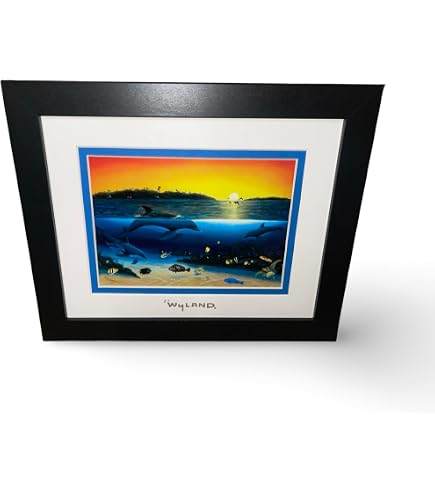 Amazon.com: By Wyland Undersea Treasures Framed Art Print, Ocean