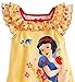 Disney Store Snow White Little Girls' Yellow Ruffles Nightshirt