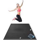 Gorilla Mats Premium Large Exercise Mat – 6x4
, 7x4
, x7x5
, 8x4
, 10x4
 (1/4" Thick) Ultra Durable, Non-Slip, Workout Mat fo