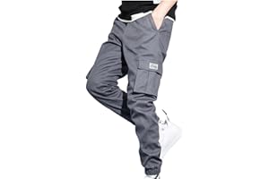 Clearance of Sales Christmas Eave,Men's Multi Pocket Washed Overalls Outdoor Casual Pants Trousers Black of Friday