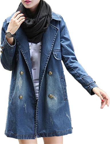 long denim jacket womens uk