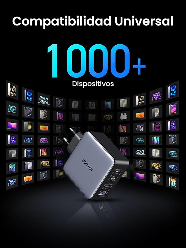 Nexode 160W Cargador USB C Carga Rápido GaNInfinity Adaptador