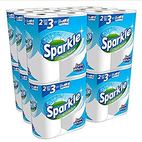 Sparkle Paper Towels 24 Giant Rolls ,2ply Paper Towel PickASize
