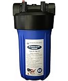 WFD, H-10BB-1PR 10-inch High Flow Big Blue (BB) Water Filter Housing with pressure release, 1-inch NPT