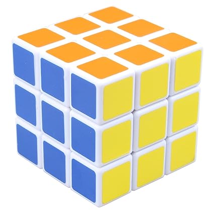 SHARPALIN Magic Cube, Colorful 3x3x3 Popular Stickerless Cube Puzzle, Perfect Gift Puzzle Box for Kids,Teens, and Adults - 56mm