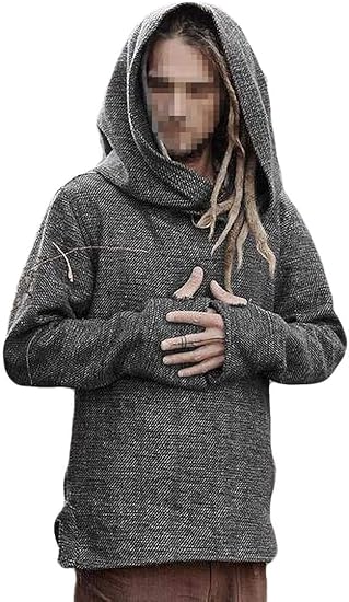 hoodie with thumb holes mens