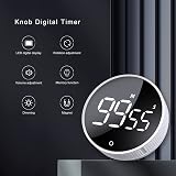 AVINIA Digital Kitchen Timer with Large LED Display Magnetic Countdown Countup view 2