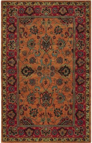 Amazon Com Home Decorators Collection Elena Area Rug 8 X10 Mandarin Furniture Decor