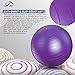 JBM Exercise Yoga Ball with Air Pump - Support up to 200 lbs