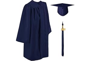 GraduatePro Kindergarten Graduation Cap and Gown Class of 2025 Tassel Set for Preschool Kids Ceremony Party Gift