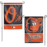 MLB Baltimore Orioles Garden Style, Team Colors, 12" x 18"