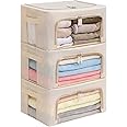 Amazon.com: 3Pack Frame Storage Box - Clothes Storage Bin Bags Oxford ...