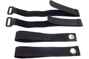 Aochuang Soft Top Straps Back Window for Jeep Wrangler 2007-2019 Roll Up Tie Down Snap Straps Sunrider Strap Kits Black Set 000021 0