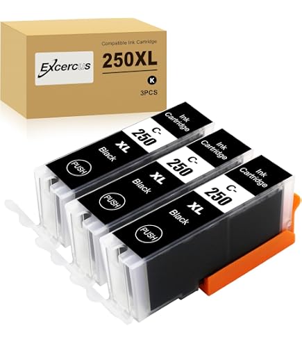 Kit 10 Cartucce Originali Compatibili PGI250XL E CLI251XL Per Canon Pixma MG5620, MG6620, MG7520, MX722