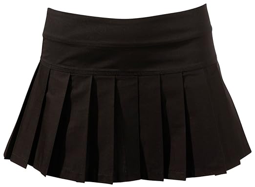 Cottelli Collection Faltenminirock Schwarz (Black), XL