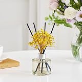 COCODOR Flower Reed Diffuser Set 6.7oz Cashmere Vanilla Sticks Home Fragrance view 5