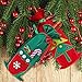 THE TWIDDLERS 10 Christmas Wine Bottle Cover with Ribons & Tags (5 Designs) - Christmas Wine Bags Bulk, Wine Bottle Bags, Wine Gift Bags