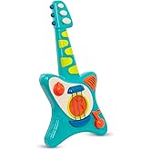 Battat – Toy Guitar for Toddlers, Kids, Children –with Songbook – Acoustic, Electric, and Song Modes – Lil' Rocker – 2+ Years
