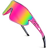 FEISEDY Unisex Youth Sunglasses, Teens Baseball Tennis Sunglasses, UV400 Sports Boys Girls Cycling Shades B4064