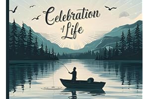 Celebration of Life Guest Book: A simple yet elegant GuestBook for Funeral and Memorial Services | Space for 300 visitors + S