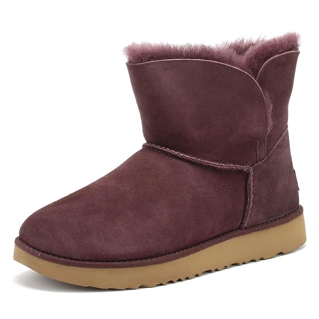 UGG® Classic Cuff Mini Damen Stiefel Dunkel Rot