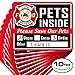 10-Pack Stylish Pet Rescue Stickers Decals for House Windows Doors | 5