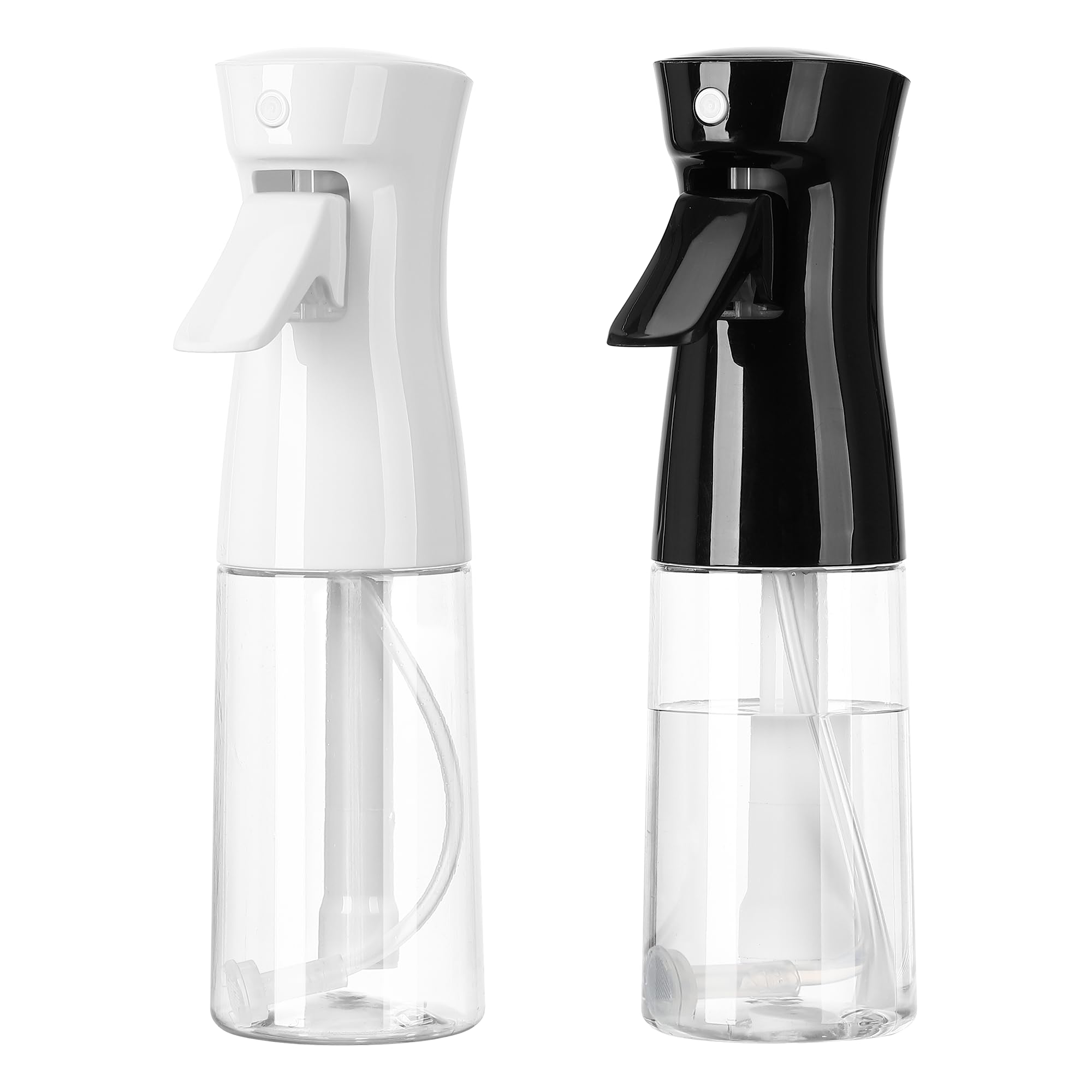 Photo 1 of **************ONLY THE WHITE ONE************
YULING-X Spray Bottles For Hair, continuous spray bottle used for hair design, plants, cleaning, hair care and skin care, etc. – empty, reusable (White+Black) (only 1 white)