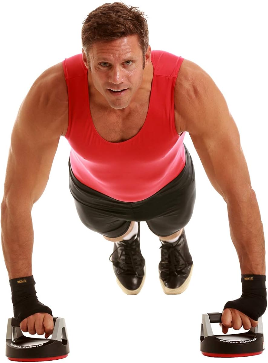 INSTA SLIM Mens Compression Royal Muscle Tank Shirt (MA0001-ROY): Clothing