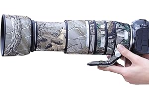 FUJING Chasing BIRDSWaterproof Lens Coat for Canon RF 100-500mm F/4.5-7.1 L is USM Camouflage Rain Cover KYMC
