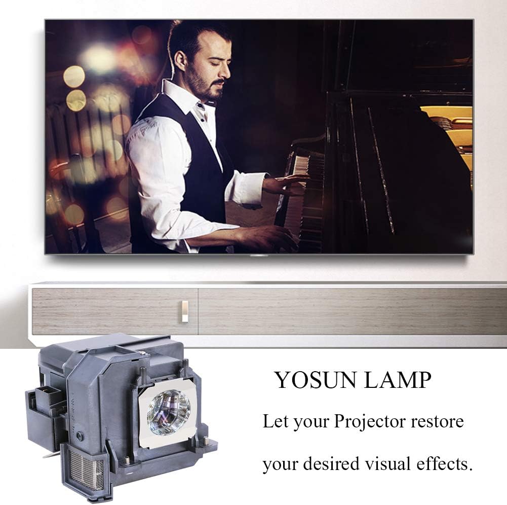 YOSUN V13H010L79 / V13H010L80 Projector Lamp Bulb for Epson ELPLP79 ELPLP80 BrightLink pro 585Wi 595Wi 1420wi 1430wi eb-575wi eb-585w powerlite 570 575w 580 585w Replacement Projector Lamp Bulb: Home Improvement